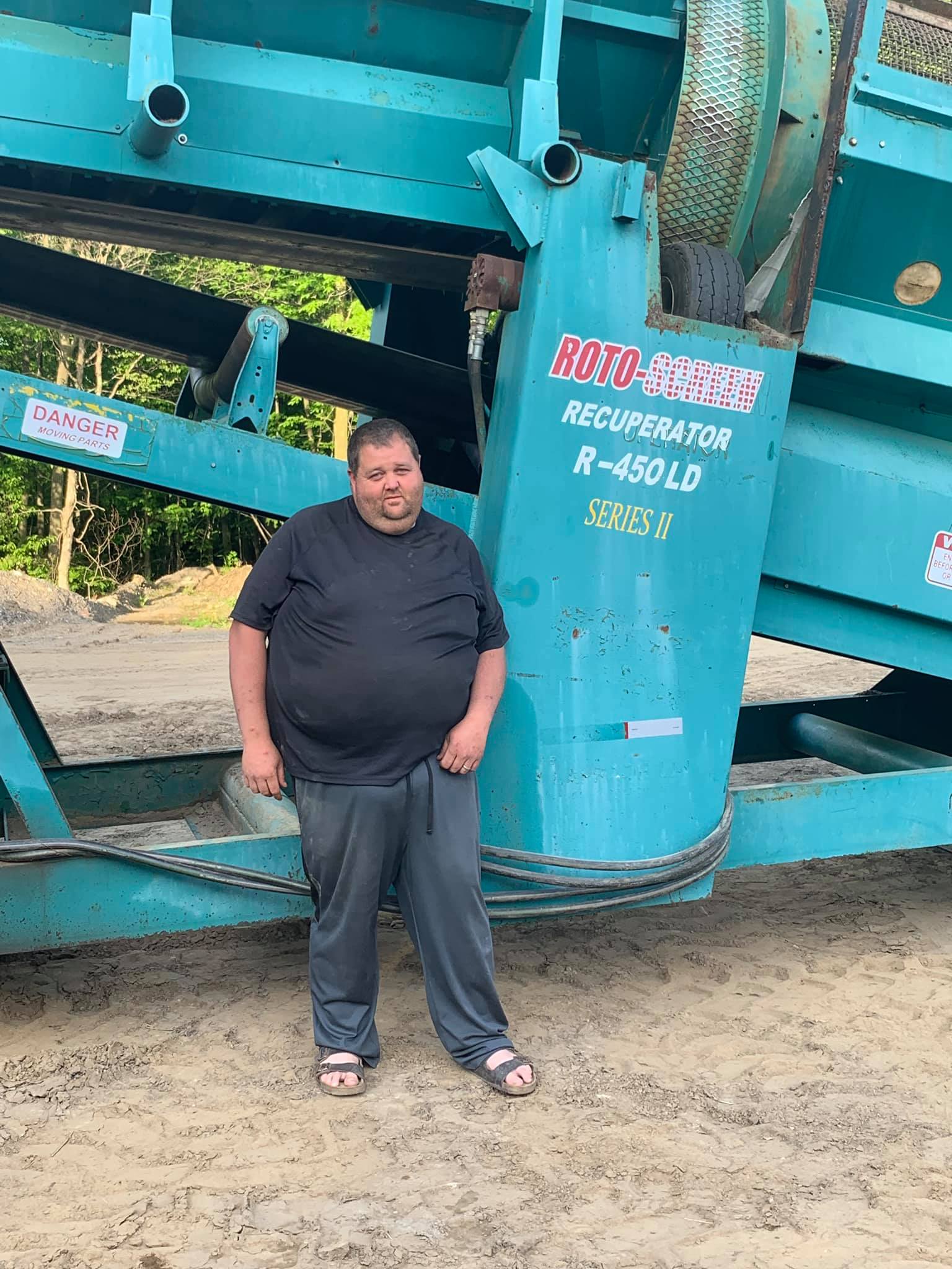Nick with screening plant